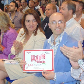Premiato Gambero Rosso Presentazione guida Pizzerie d'Italia città del gusto 1 Luglio 2013