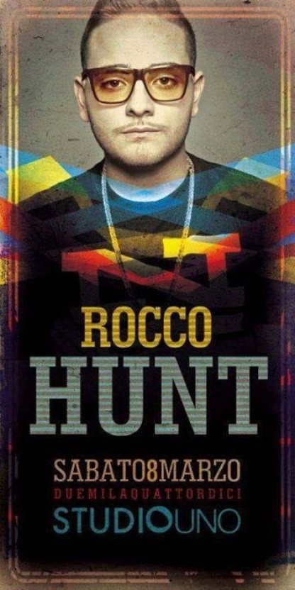 Rocco hunt a Caserta studiouno sabato 8 marzo